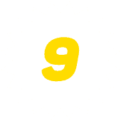 Zahlenstern weiß 9@2x